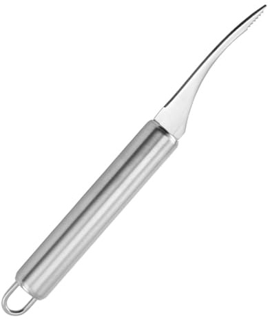 LIGIGWASH Strumento in Acciaio Inossidabile per Pulire e Sbucciare Gamberi, Utensile da Cucina Nero, per Casa e Ristorante, Facile da Usare per Gamberi Puliti