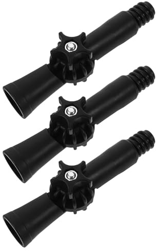 ROMISBABA 3Pcs Mop Pole Adapter Swivel Joint with American Threaded Connector, Rotatable Extension Pole Angle Adapter for Cleaning Tools and Broom Handle Replacement in Household Use