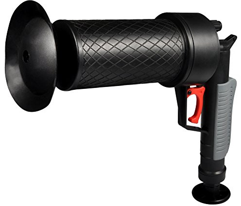 Hochdruck-Abflussöffner Luftpumpe Abfluss- für verstopfte Badewanne WC Rohr Badewanne mit 4 verschieden großen Saugnäpfen