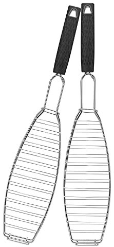 bremermann Fisch-Grillhalter, Fischhalter, Fischgriller, Fischbräter 2er-Set