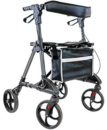 FabaCare Leichtgewichtrollator Omni, Rollator faltbar, mit Vollausstattung
