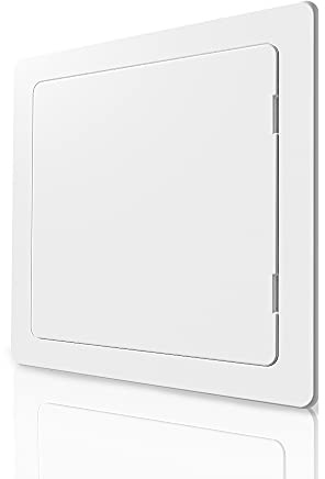 Access Panel for Drywall - 14 x 14 inch - Wall Hole Cover - Access Door - Plumbing Access Panel for Drywall - Heavy Durable Plastic White