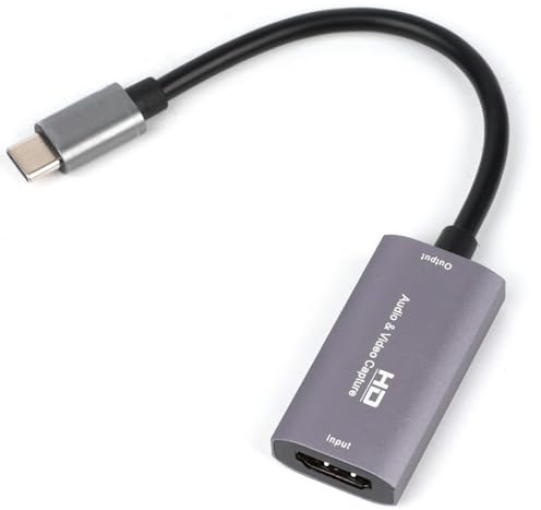 AyeVision Video Capture Card HDMI to USB-C, HDMI to Type C Audio Video Capture Cards Adapter Convertor 1080p 4K HD Record Video Audio for capture content Live Broadcasting Video Conferences