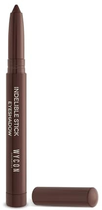 WYCON cosmetics INDELIBLE STICK EYESHADOW - Ombretto Stylo Waterproof, Ombretto occhi finish matt o satinato, lunga durata, Eyeliner cremoso in stick - 114 plum