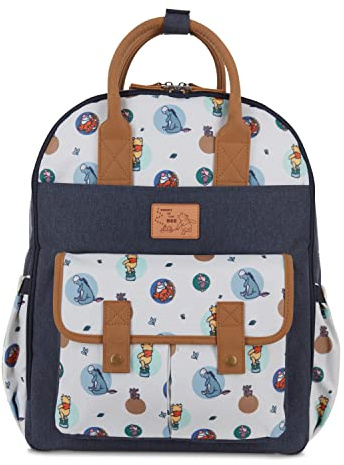 Disney Baby 1 Backpack Diaper Bag, Winnie The Pooh Double Hnadle