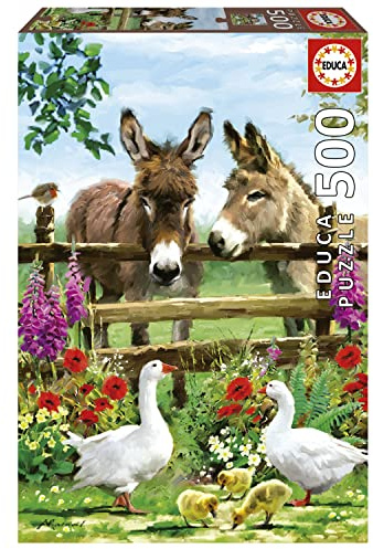 Educa - Puzzle de 500 Piezas para Adultos | Burritos Incluye Pegamento Fix Puzzle. Medida aproximada una Vez montado: 34 x 48 cm. A Partir de 11 años (19553)