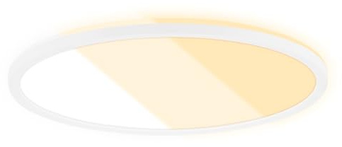BRILONER – LED Deckenlampe für Wohnzimmer, Deckenleuchte flach, Lampe, Wohnzimmerlampe, LED Panel, Lichtfarbe einstellbar, Backlight, Weiß