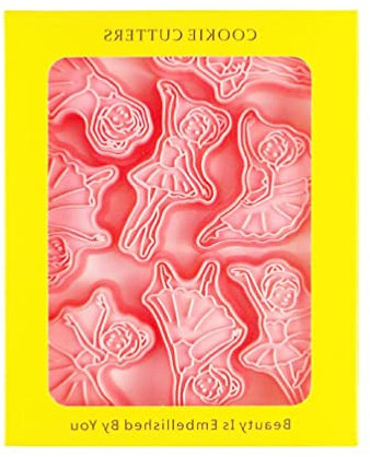 8 Stück Ballett Mädchen Keksausstecher Keksstempel Fondant Gebäckform Kunststoff Ausstechformen Küche Backzubehör Keksstempel Presse Zum Backen