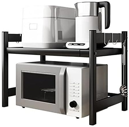 DRMEE Meuble Micro Onde Étagère De Rangement pour Four À Micro-Ondes Assaisonnement Peut Armoire De Comptoir De Cuisine Cuiseur À Riz Étagère De Rangement De Cuisine Etagere Micro Ondes