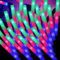 OLUPP Lot de 100 bâtons fluorescents géants en mousse avec 3 modes de clignotement coloré, cadeaux de fête fluorescents, fournitures de fête phosphorescentes pour mariage, raves, concerts, camping,