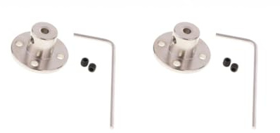 2 set 1 set di accoppiamento a flangia rigida per albero di guida motore connettore 8 mm