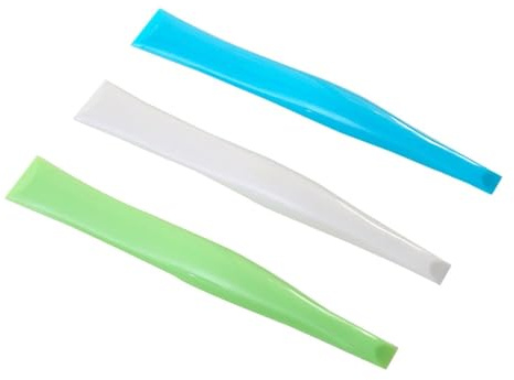 NAMOARLY 10pcs Double-headed Scraper Tool Multi-function Kitchen Accessories for Gas Stove and Cooktop Cleaning Material Wide and Narrow Design Color Mixed