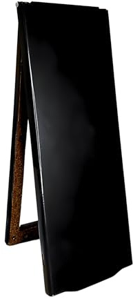 Vertical Letterbox Draught Excluder Magnetically Sealing | The Metal Magflap | As mentioned in the Sunday Times Magazine (Black)