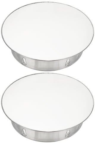PATIKIL Chimney Hole Cap, 2 Pcs 150mm(6 Inch) Tightness Adjustable Round Stainless Steel Flue Hole Cover Stove Pipe Cap Pipe Cover for Kitchen Balcony Sewer, Silver Tone