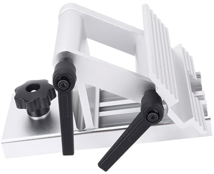 Adjustable Replacement Tool Rest Sharpening Jig Metal 6in 8in Bench Grinder Sharpening Jig (Silver)