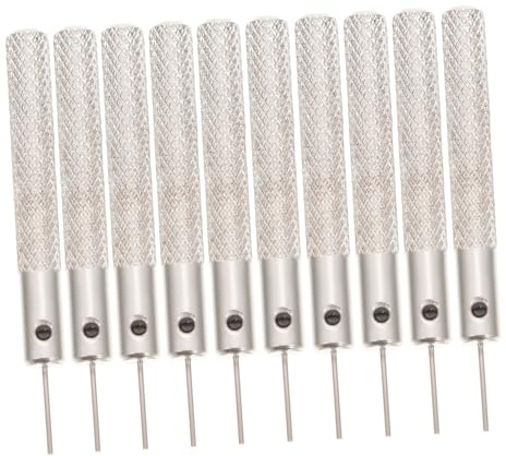 iplusmile Pin De Expulsión Bandeja De Tarjetas Sim 10 Piezas para Smartphones, Accesorio Removedor De Sim De Hierro, Compatible Teléfonos Móviles, Tamaño 0.7 Mm, Práctico y Portátil