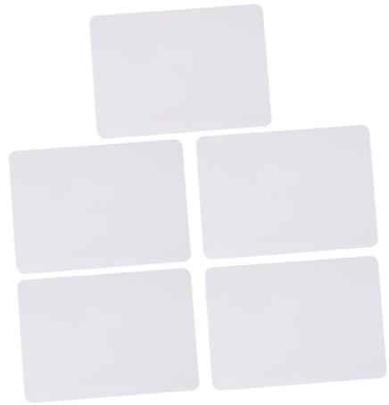SEWACC 5Pcs Double-Sided Wooden White Boards Mini Frameless Drawing Boards for Early Education Birthday Gift for for for for for for Multifunctional for Home Office Family Use