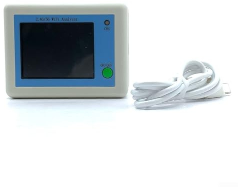 Tester del segnale WIFI con 2 analisi di frequenza 4G/5G, ricaricabile, display a colori TFT, comoda gestione della rete