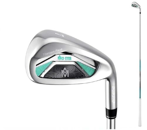 Mazze da golf #7 Ferri 32 gradi Loft Donne Mano Destra Pratica Pole Testa in Acciaio Inox Golf Club Ferro (con Grafite Rod)