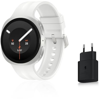 Samsung Galaxy Watch9, Galaxy AI, Bluetooth, 40 mm, Crème, Version FR | Processeur Snapdragon Wear Elite, Batterie 390 mAh, Coach Sommeil, Running et Fitness, Suivi de l'Activité Cardiaque, Gemini