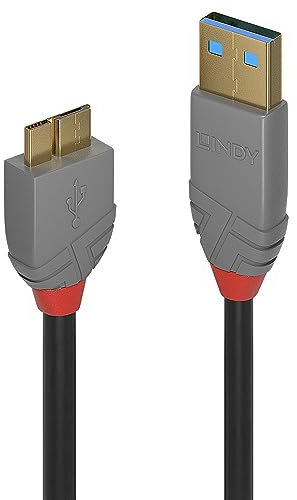 LINDY Câble USB 36765 Noir 50 cm (1 Unités)