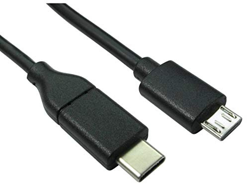 Refresh Cartridges USB 2.0 Type C to Micro USB B Cable - 3 Meters