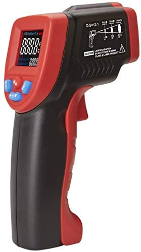 Pistolet À Laser Température Sans Contact Pièces Pistole1 Thermomètre Numérique À Lecture Instantanée Infrarouge Avec Écran LCD Pour La Cuisine Cuisson Barbecue (Rouge Sans Batterie)
