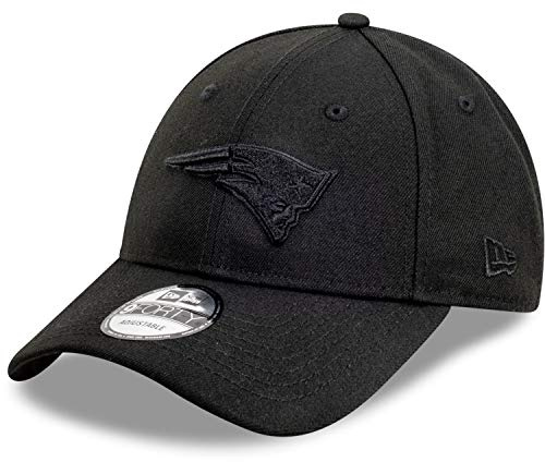 New Era 9Forty Snapback Cap Full Black New England Patriots