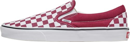 Vans Unisex-Adult U Classic Slip-on Sneaker, Color Theory Checkerboard Rhododendron, 11 Women/9.5 Men