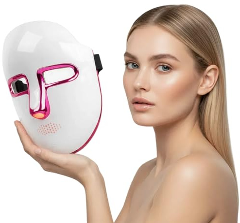 Philippe Cosmetics Maschera LED 7 Colori per Trattamento Viso – Terapia della Luce per Pelle Luminosa e Giovane – Maschera Facciale Rigenerante e Rilassante con Tecnologia Fotonica Avanzata