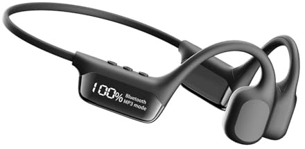 bergxperten Sekoda Bone Conduction Headphones Écouteurs Bluetooth à Conduction osseuse IPX8, légers et Ouverts, Parfaits pour la Natation, la Course et Le Sport