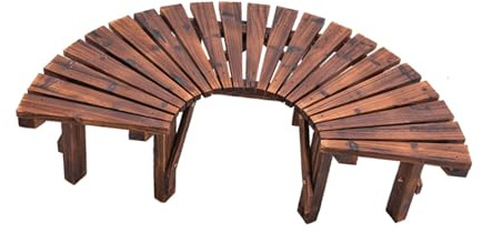 Genérico Banco De Árbol Envolvente, Bancos De Muebles De Exterior, Asiento Semicircular, For Patio, Terraza, Césped, Jardín, Piscina