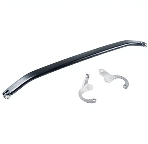 Barra puntone anteriore Barra puntone anteriore superiore Barra tirante posteriore Kit compatibile con Civic 92 00 EG EK 93 97 Del Sol 94 01 Integra DC2(black)