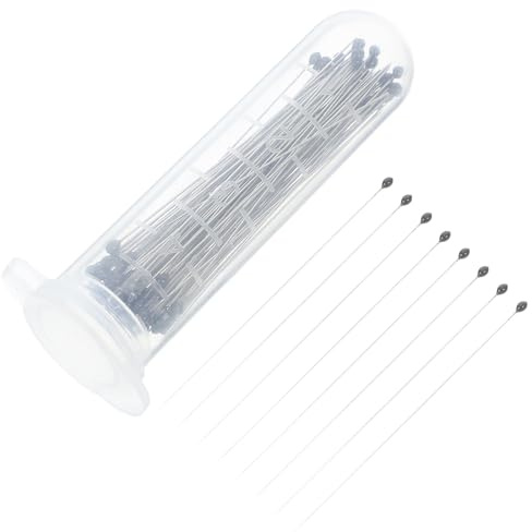 Garneck Set de Épingles en Acier Inoxydable Facile à Utiliser Lot de 100 Outil D'entomologie pour Fixation Stable de Spécimens D'insectes pour Montage et Exposition