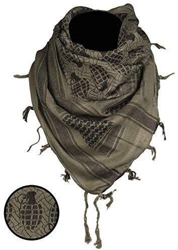 Mil-Tec Mode-Schal-12609001 Mode-Schal Oliv/Schwarz OneSize