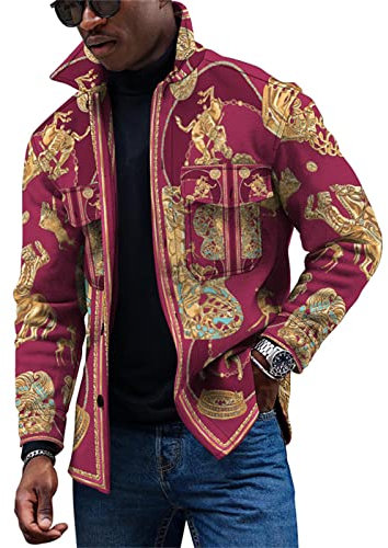 KONG JIMFAN Herren Winterjacke Sportjacke Herren Oberhemd Herren Übergangsjacke Mantel Herren Kenough Hoodie Herren Dünne Jacke Herren Daunenjacke Hemd Jacke Herren Thermojacke Herren(Khaki,3XL)