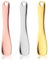 Bremorou 3 mini espátulas de maquillaje de metal, cuchara cosmética de metal, espátula para el cuidado de la piel, aplicador de barra de aleación de zinc, cuchara de spa de belleza, cuidado de la piel