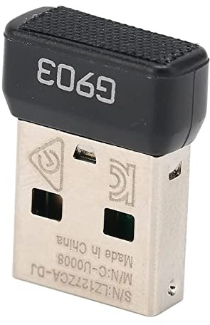 RASTKY Receptor USB G903 Mouse Inalámbrico - 2.4g Reemplazo del Adaptador del Receptor USB Inalámbrico | Alto y Portátil | Conexión Estable sin Latencia, Fácil de Usar y Almacenar