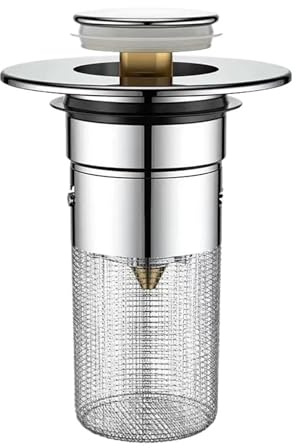 Stainless Steel Floor Drain Filter Washbasin Plug Anti Odor Pop-Up Bounce Core Basin Stopper Hair Catcher Shower Sink Strainer