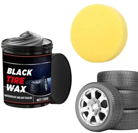 GTFYUDGH Nera per Pneumatici,Rinnovo Cerchi Auto,Ringiovanente per Gomme Auto - per Autisti, Dettagliatori, Carrozzieri, Preparatori, Piloti, Restauratori, SUV, Camper, Berline, Furgoni, Officine,