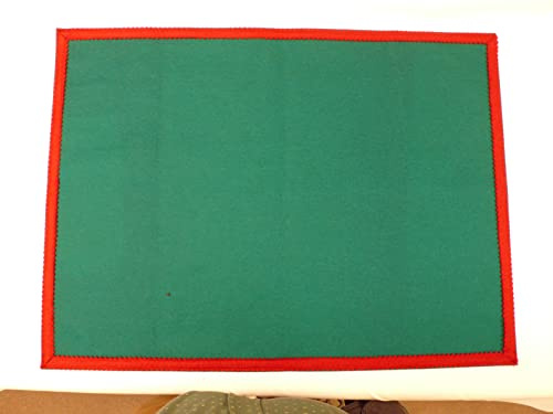 TAPETE DE Cartas Fieltro Lana 100% (45 CM X 60 CM)