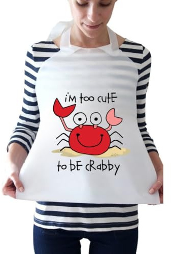 T&T Supply Co. Disposable Bibs - 25/50/100/200/500 pcs - Adult Bibs - Crab Pattern- 500 pcs