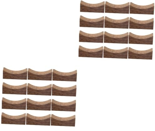 Mikinona Piezas Soporte para Palillos de Madera Soporte de Cuchara de Mesa de Cocina Soporte para Palillos de Restaurante Resto de Cubiertos Artículos para el hogar Porta Cuchara wengué
