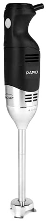 Lacor 69920 - Batidor Rapid Serie, 8 Velocidades, 220 W, Acero Inoxidable | En acero inoxidable, para montar, emulsionar y mezclar; agarre ergonómico, ideal para cocina profesional y uso diario en casa