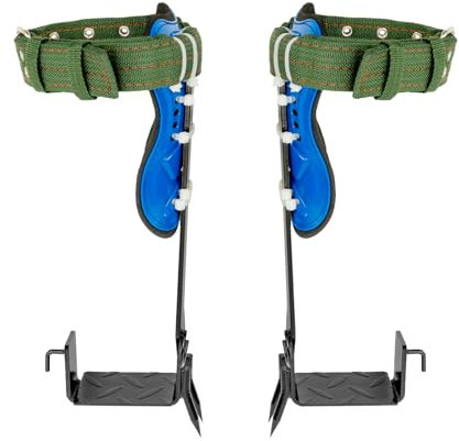 Tree/Pole Climbing Spike Safety Belt Straps Lanyard Carabiner Ropes zum Klettern in den Felsen und zum Holzfällen und Obstpflücken in großen Höhen 2 Gear 100kg