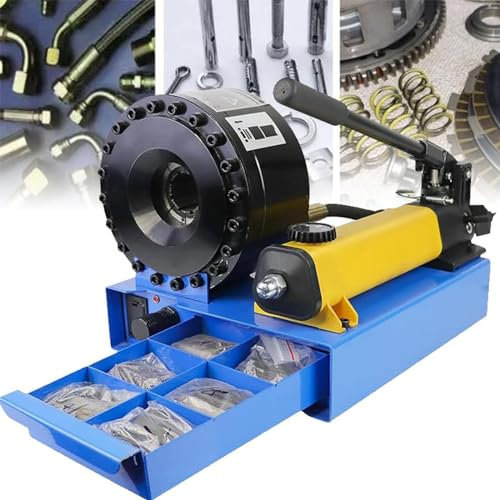 Crimpatrice per tubi flessibili, crimpatura di tubi flessibili idraulici ad alta pressione, macchina crimpatrice per tubi flessibili idraulici da 35 mpa, macchina restringente manuale, tubo dell'oli