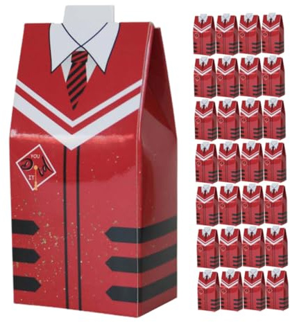 VALICLUD 25stücke Papier Bonbonschachtel Zur Schulabschluss Party Geschenkschachteln Süßigkeitenschachtel Für Gäste Mit Abschluss Dekoration