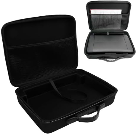 VBESTLIFE Hartes Koffer für TR150/ IP110/ TR160 Wireless Tragbarer Drucker, Hard Eva -Tragetasche mit Mesh -Tasche