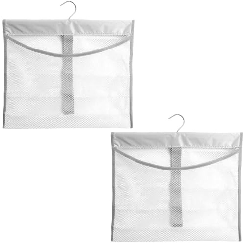 2 bolsas de almacenamiento para pinzas de ropa