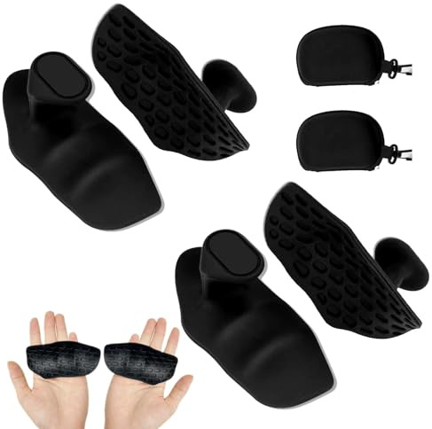 SAIIURV 2 Paires Poignées de Sport avec boîte de Rangement pour entraînement et Exercice de Gym, haltérophilie, haltères